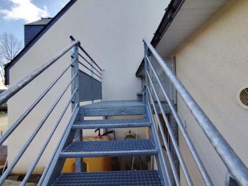 création escalier exterieur rampe nicosteelwoods credin